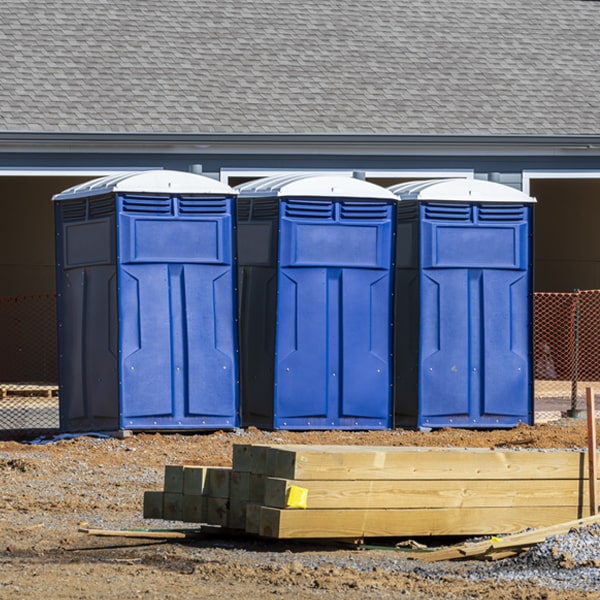 are there any restrictions on where i can place the porta potties during my rental period in Lindsay CA